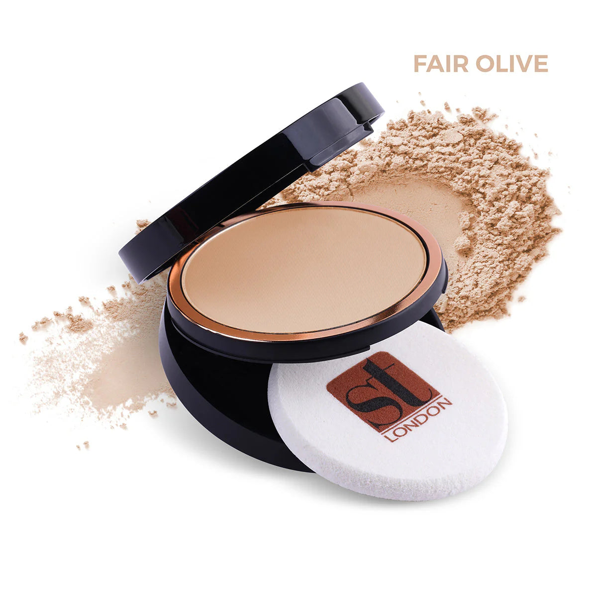 ST London Dual Wet & Dry Compact Powder Fair Olive 14g