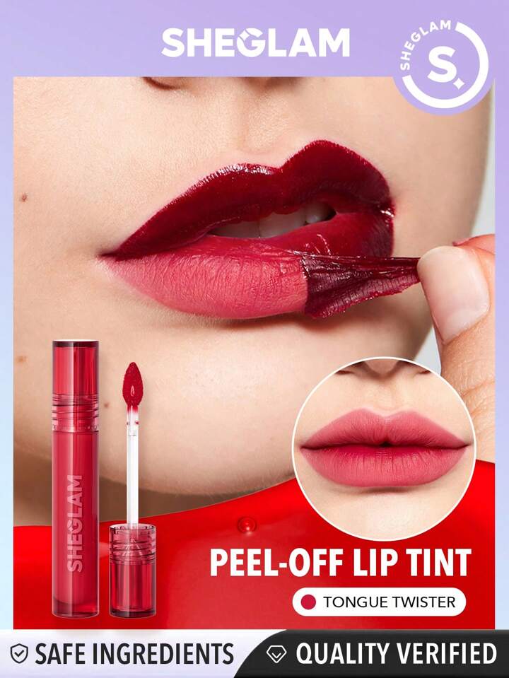 SHEGLAM Peel Talk Lip Tint-Tongue Twister