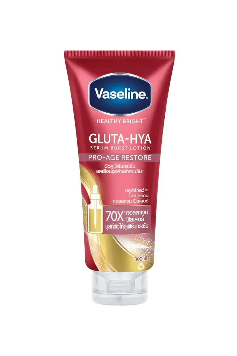 Buy Vaseline Gluta Hya Serum Burst Lotion Pro Age Restore 200M, Available At Beauty Pouch Pakistan