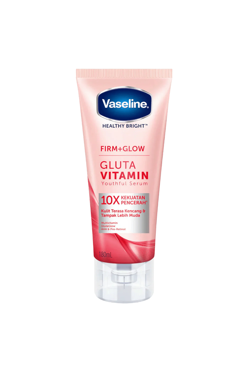 Original Vaseline Healthy Bright Firm + Glow Gluta Vitamin Youthful Serum 180Ml Available At Beauty Pouch. Cod Across Pakistan.
