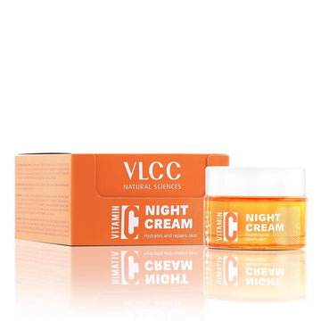 Vlcc Vitamin C Night Cream Hydrates & Repairs Skin 50g