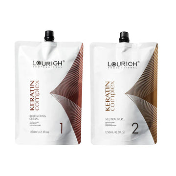 Lourich Professional Keratin Complex White Rebonding Kit 1250+1250ml
