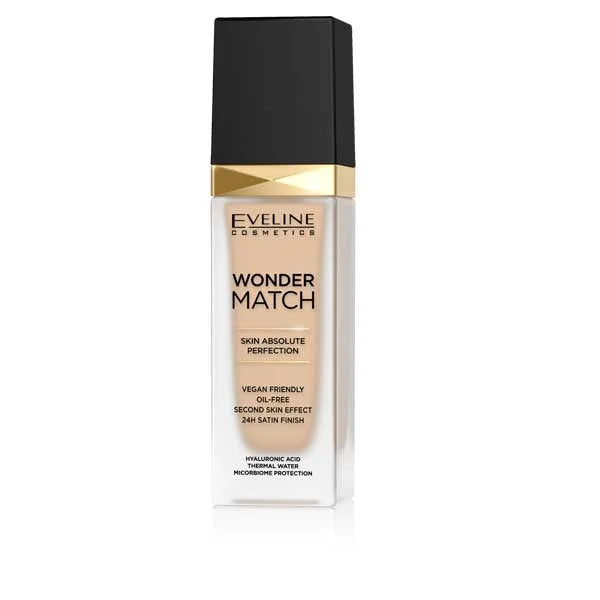 Eveline Wonder Match Skin Absolute Perfection Foundation 10 Light Vanilla 30ml