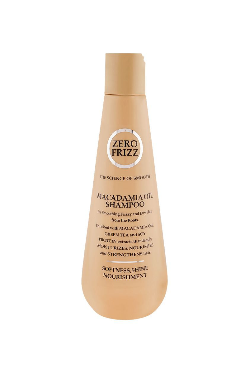 Zero Frizz - Macadamia Oil Shampoo, For Softness & Shiny Hair -355ml