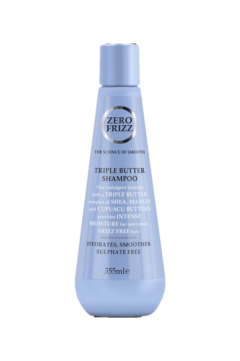 Zero Frizz - Triple Butter Shampoo Sulphate Free For Frizzy Hair - 355ml