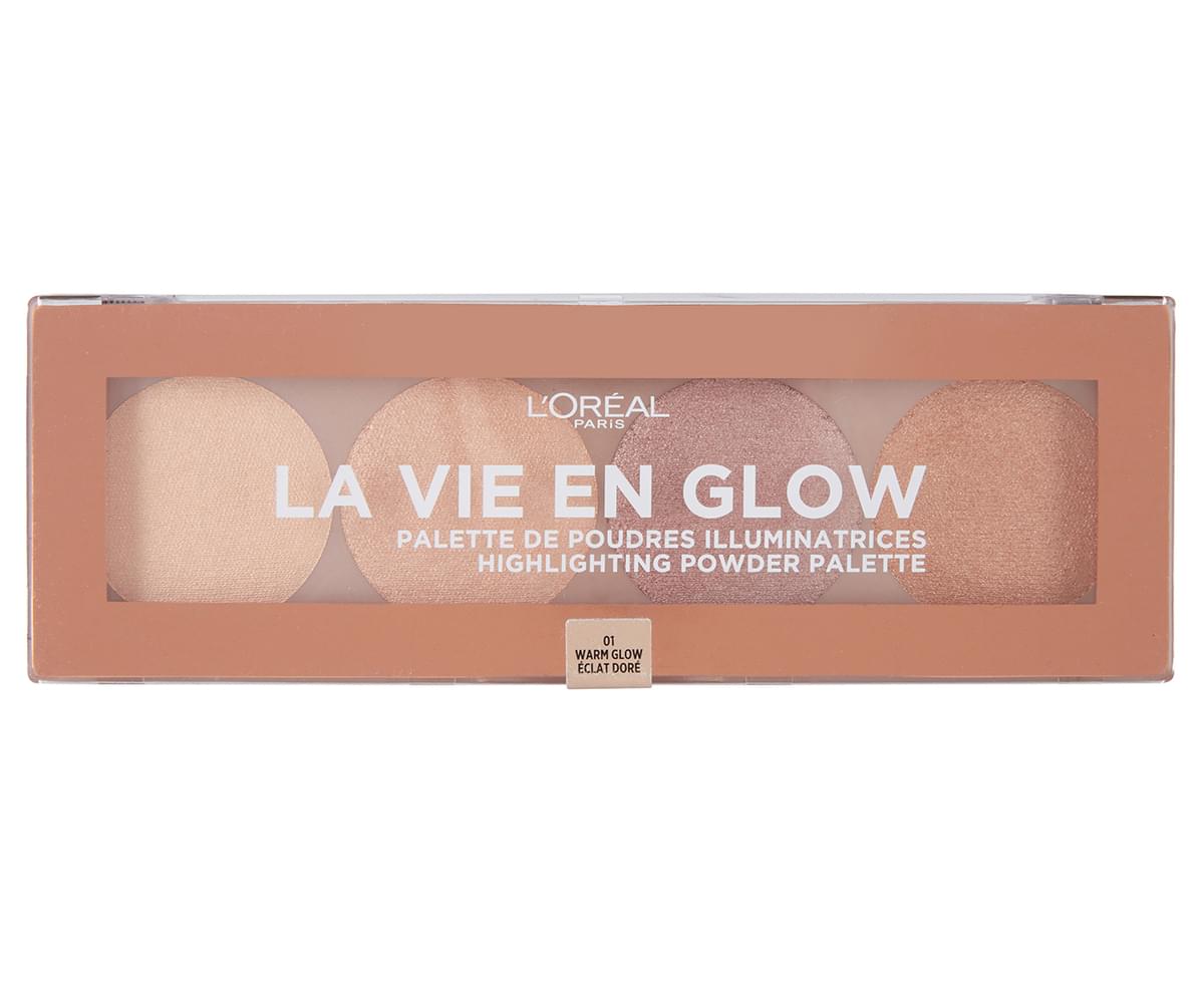 Loreal La Vie En Glow Highlighting Powder Palette  01 Warm  Glow