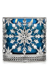 Bath & Body Works Glamourous Snowflakes 3-Wick Candle Holder