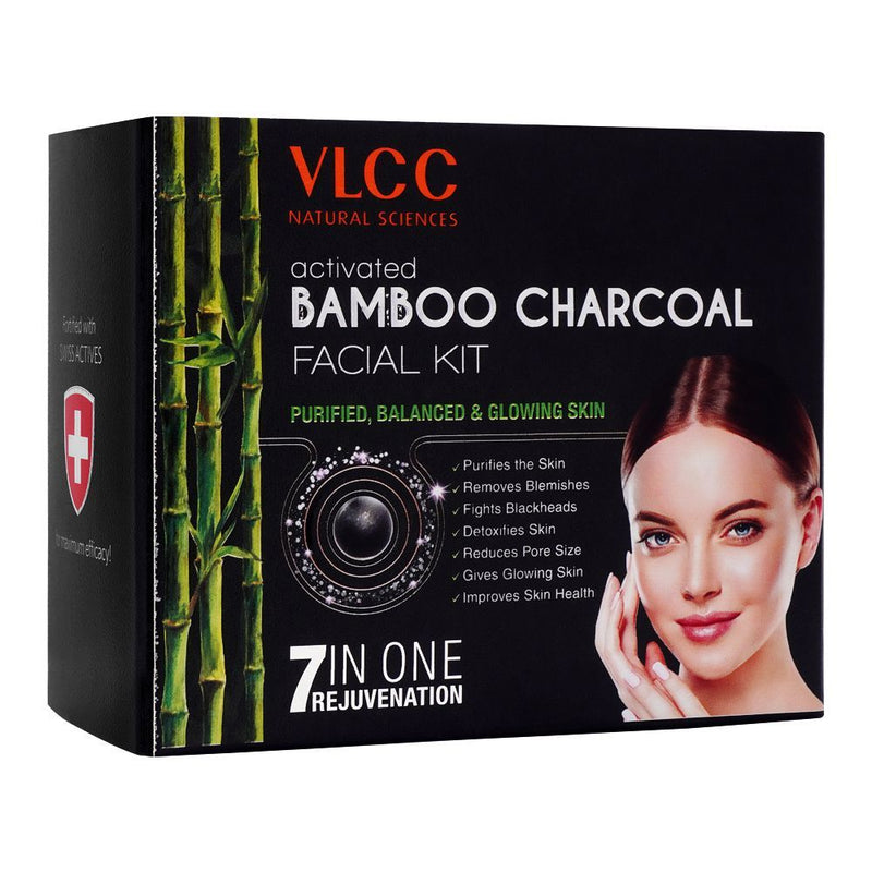 Vlcc Activated Bamboo Charcoal Facial Kit