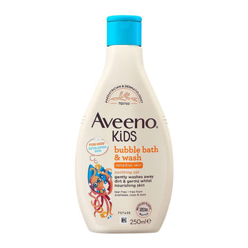 Aveeno Kids Bubble Bath & Wash 250ml