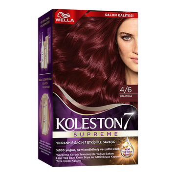 Wella Koleston 7 Supreme Hair Dye 4/6 Red Violet