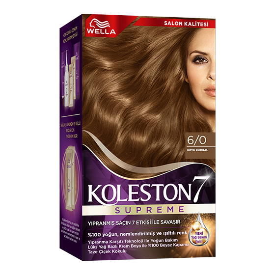 Wella Koleston 7 Supreme Hair Dye 6/0 Dark Auburn