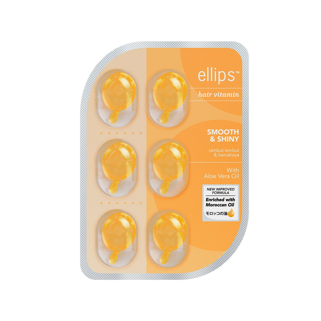 ELLIPS Hair Vitamin Treatment Serum For Smooth & Shiny Hairs 12 Capsule