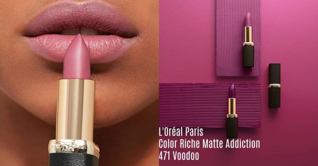 Loreal Paris Color Riche Matte Addiction Lipstick 471 Voodoo