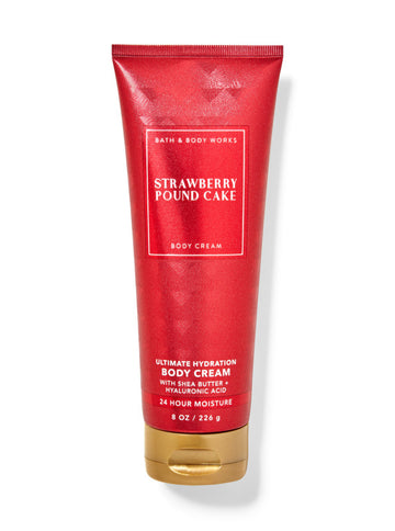 Bath & Body Works Strawberry Pound Cake Ultimate Hydration Body Cream 226g