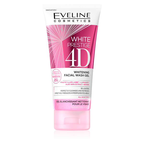 Eveline White Prestige 4D Facial Wash Gel 100ml