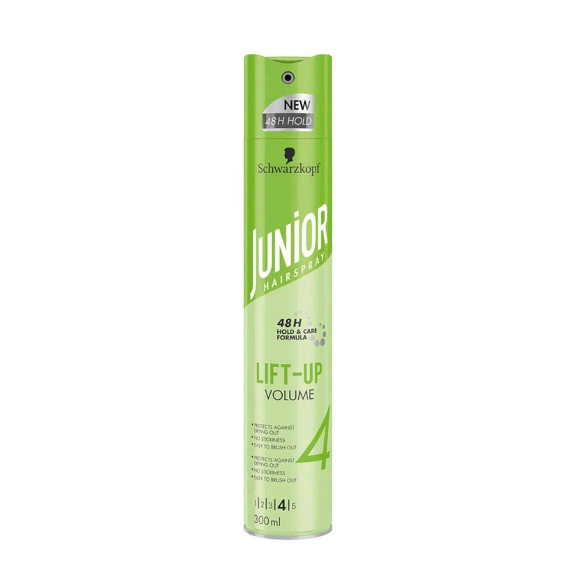 Schwarzkopf Junior Hairspray Lift-Up Volume 48 Hour Hold & Care 300Ml