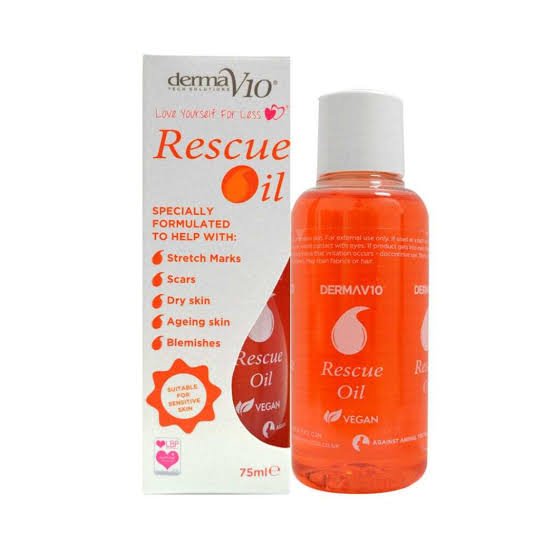 Derma V10 Rescue Oil 75Ml