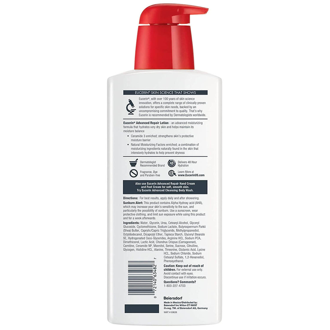 Eucerin Advanced Repair Lotion 500ml