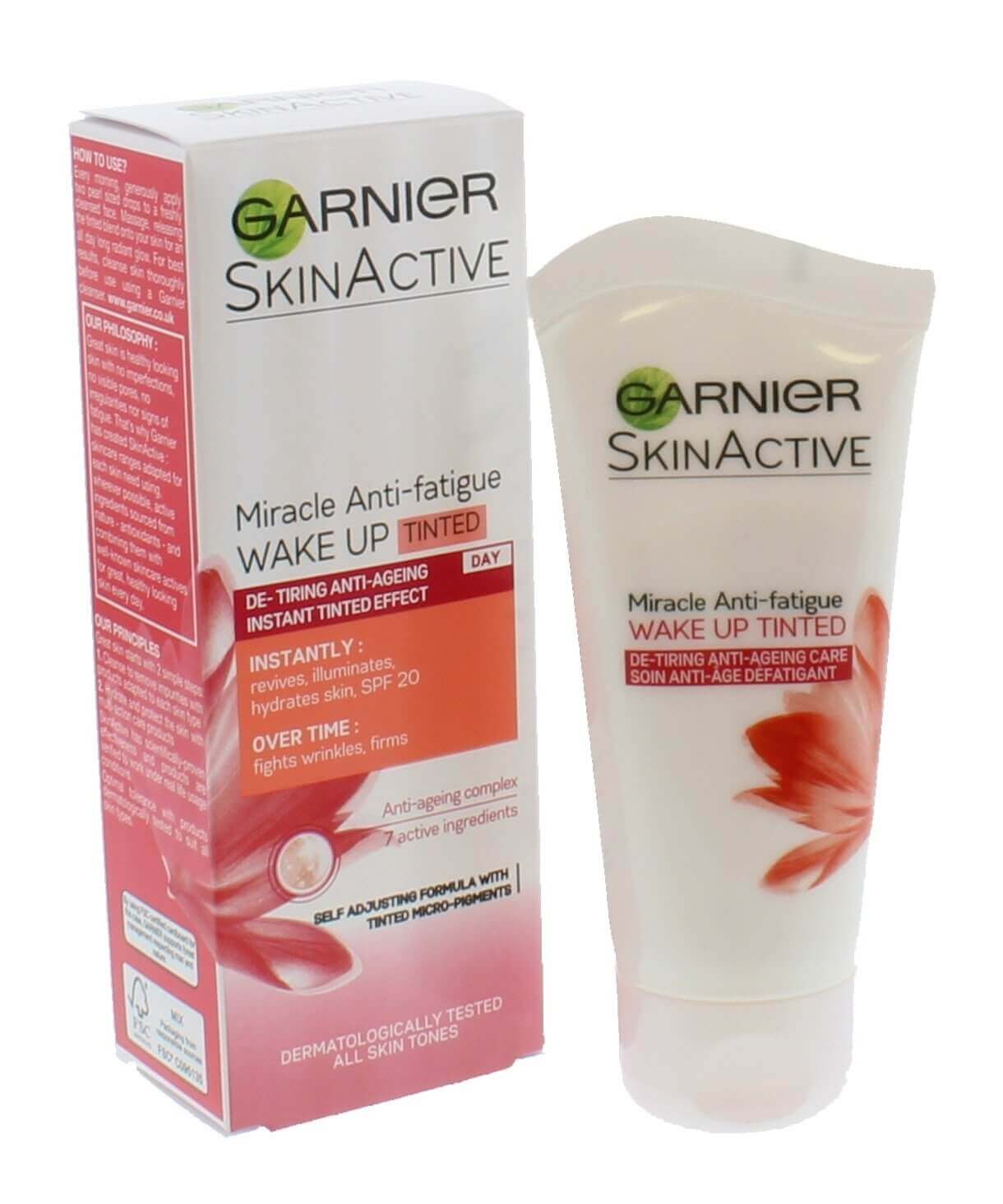Garnier Skin Active Miracle Anti Fatigue Wakeup Tinted Day 50ml