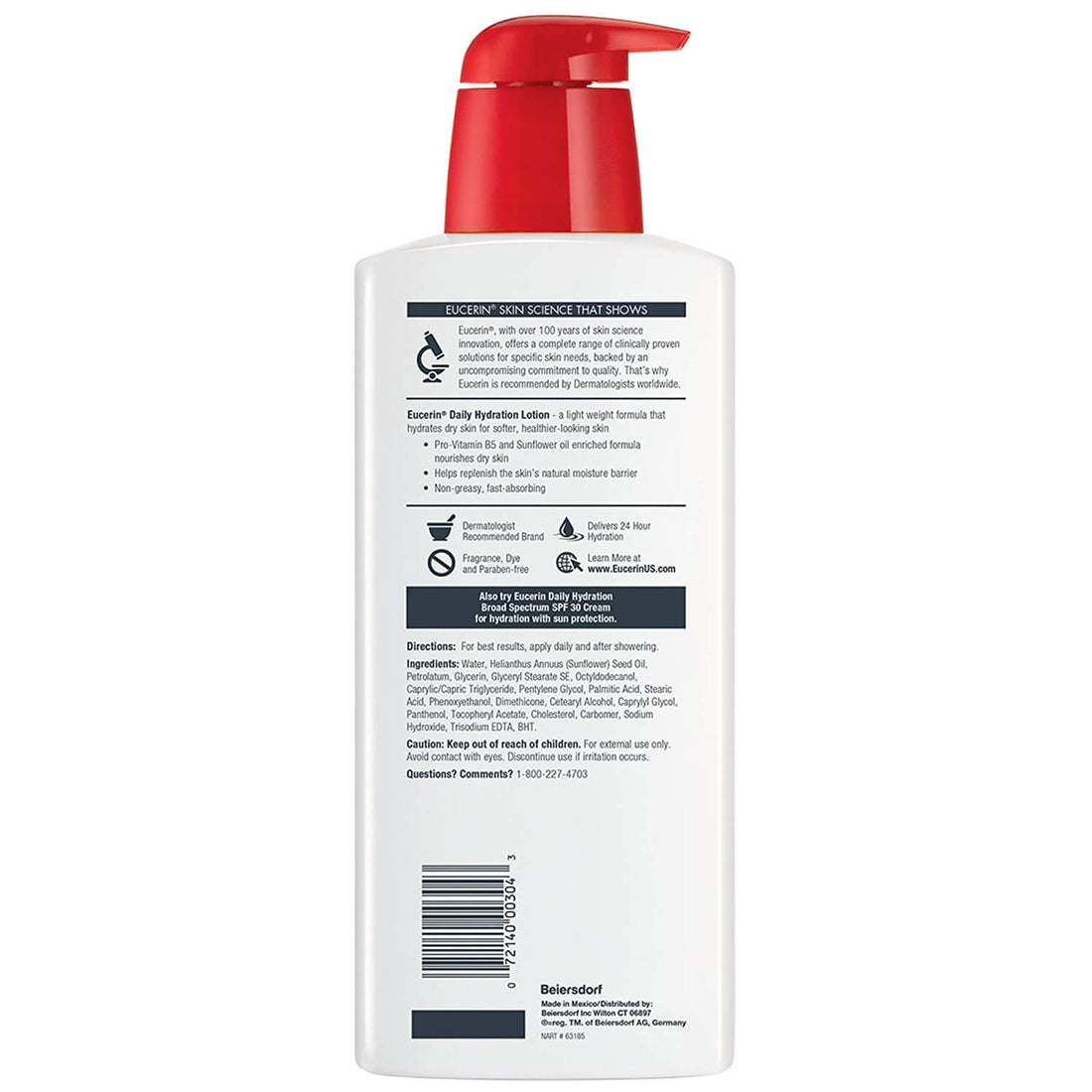 Eucerin Daily Hydration Lotion 500ml