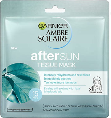 Garnier Ambre Solaire After Sun Cooling Face Sheet Mask