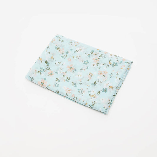 All-Over Floral Print Scarf - Green