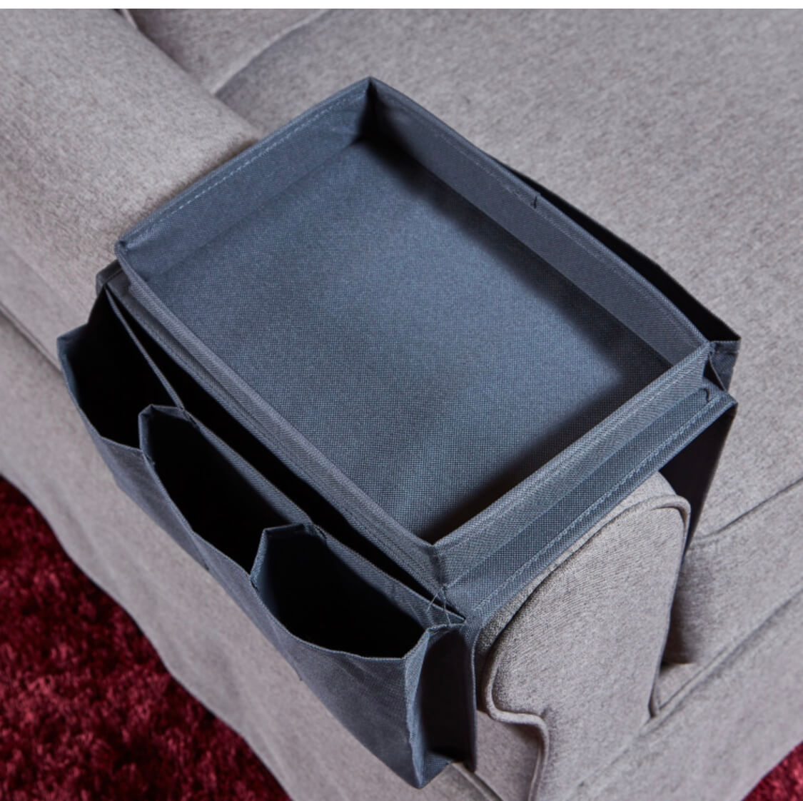 Arm Rest Remote Holder with Tray