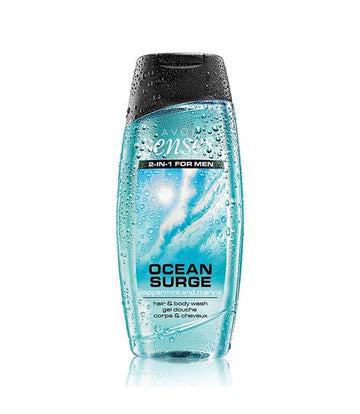 Avon Senses For Men Ocean Surge Hair And Body Wash 250ml