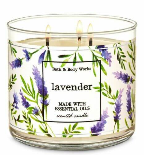 Bath & Body Works Lavender 3-Wick Candle