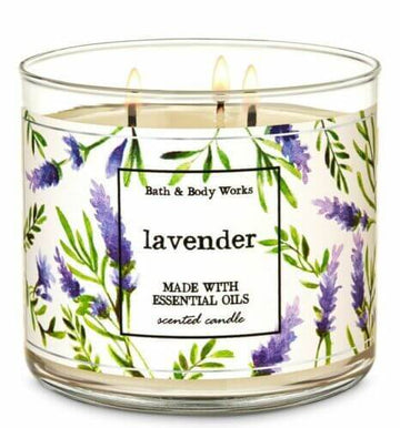 Bath & Body Works Lavender 3-Wick Candle