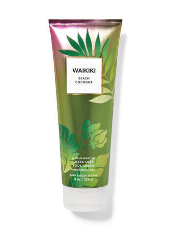 Bath And Body Works Waikiki Beach Coconut Ultra Shea Body Cream 70g