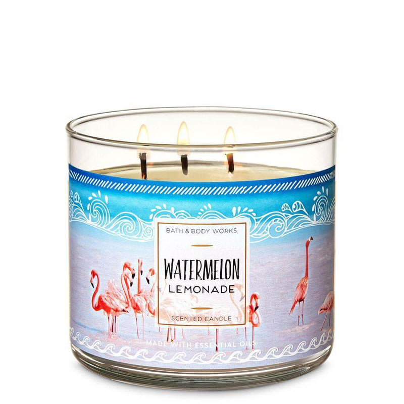 Bath & Body Works Watermelon Lemonade 3- Wick Candle