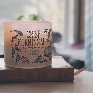 Bath & Body Works - 3 Wick Scented Candle - Crisp Morning Air