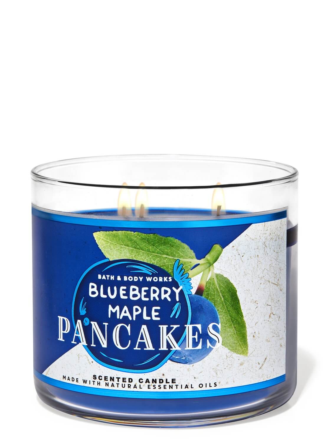 Bath & Body Works Blueberry Maple Pancakes 3-Wick Candle