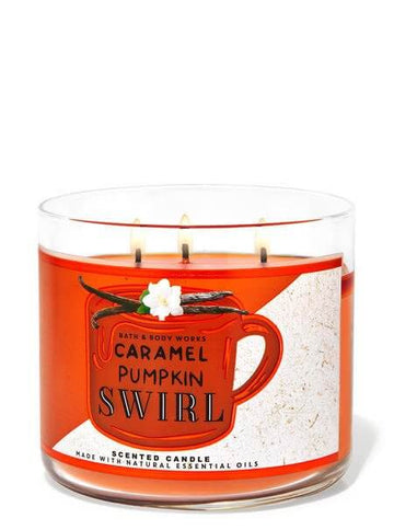 Bath & Body Works Caramel Pumpkin Swirl 3-Wick Candle