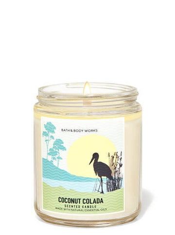 Bath & Body Works Coconut Colada Single Wick Candle