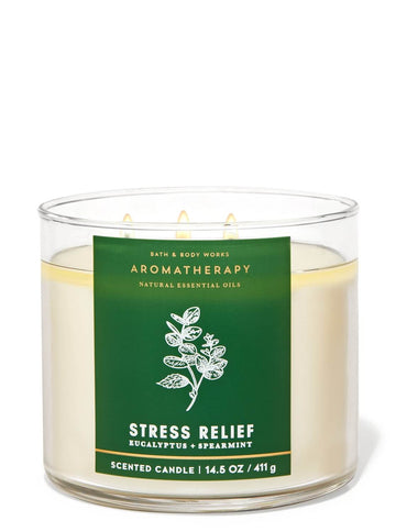 Bath & Body Works Eucalyptus 3 Wick Candle