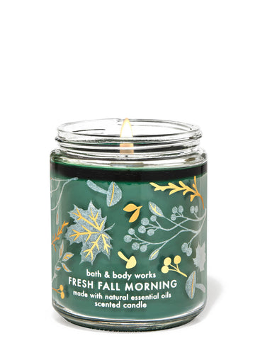 Bath & Body Works Fresh Fall Morning Single Wick Candle