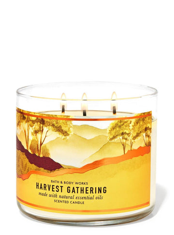Bath & Body Works Harvest Gathering 3-Wick Candle