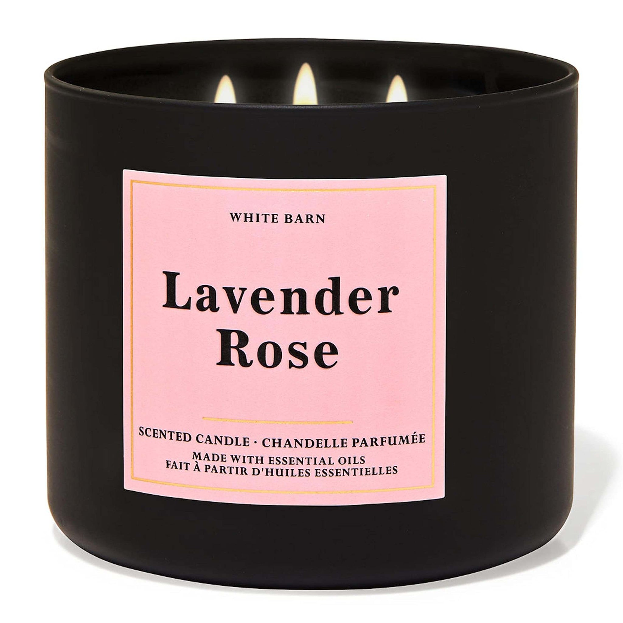 Bath & Body Works Lavender Rose 3-Wick Candle