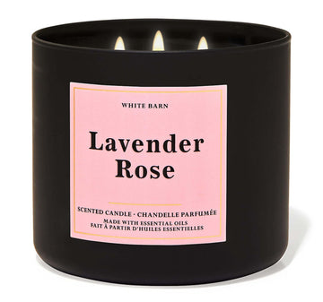 Bath & Body Works Lavender Rose 3-Wick Candle