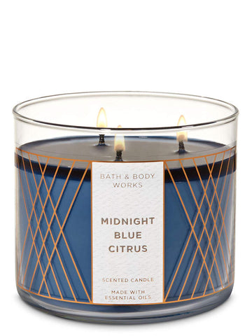 Bath & Body Works Midnight Blue Citrus 3-Wick Candle