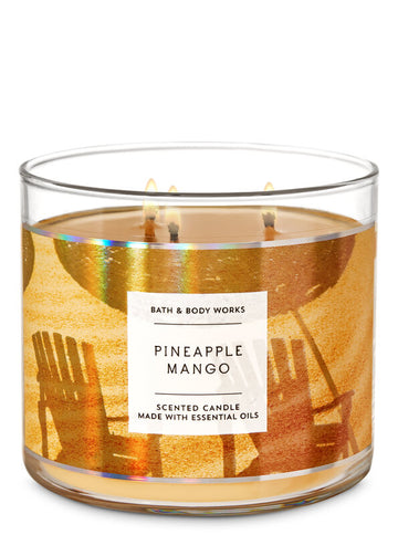 Bath & Body Works Pineapple Mango 3-Wick Candle