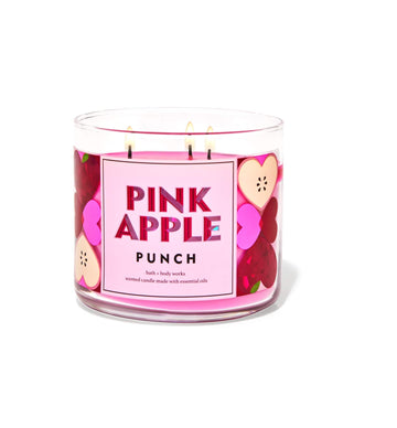 Bath & Body Works Pink Apple Punch 3-Wick Candle