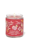 Bath & Body Works Pumpkin Apple Single Wick Candle