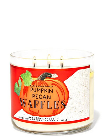 Bath & Body Works Pumpkin Pecan Waffles 3-Wick Candle