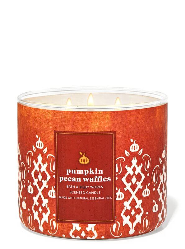 Bath & Body Works Pumpkin Pecan Waffles 3-Wick Candle