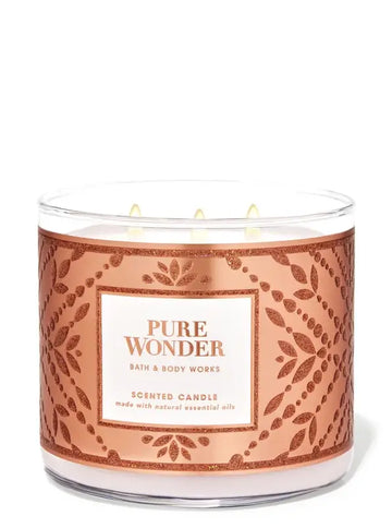 Bath & Body Works Pure Wonder 3-Wick Candle