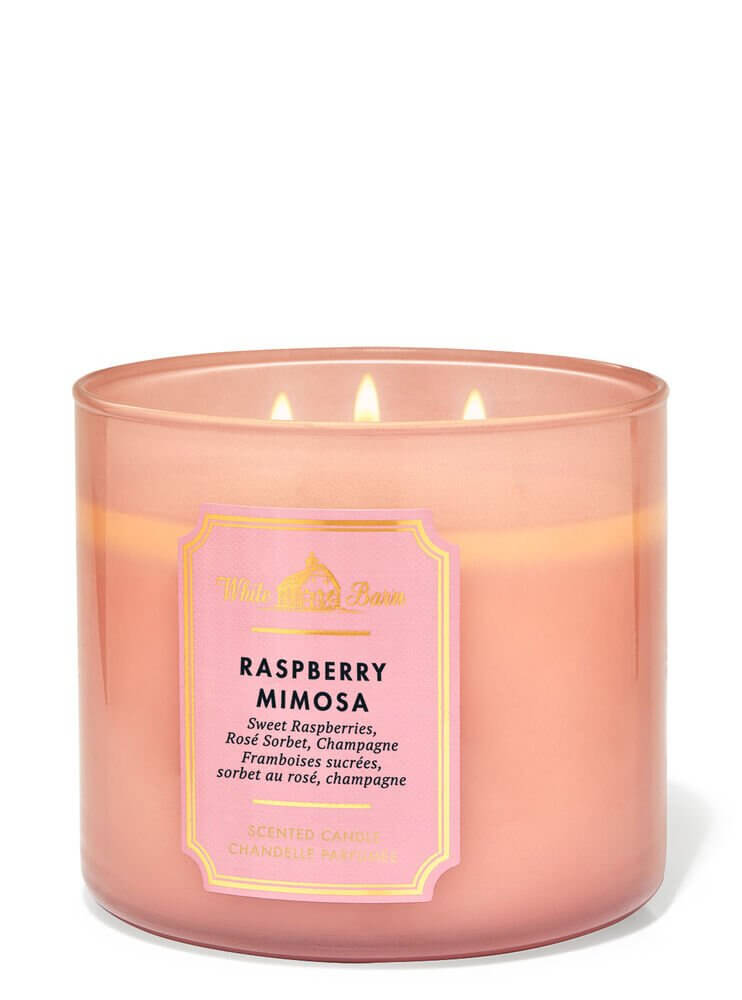 Bath & Body Works Raspberry Mimosa 3-Wick Candle
