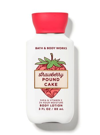 Bath & Body Works Strawberry Pound Cake Travel Size Body Lotion 88ml